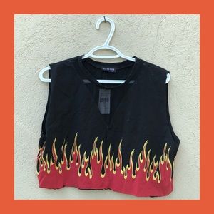 Fashion Nova Smokin Hot Crop Top